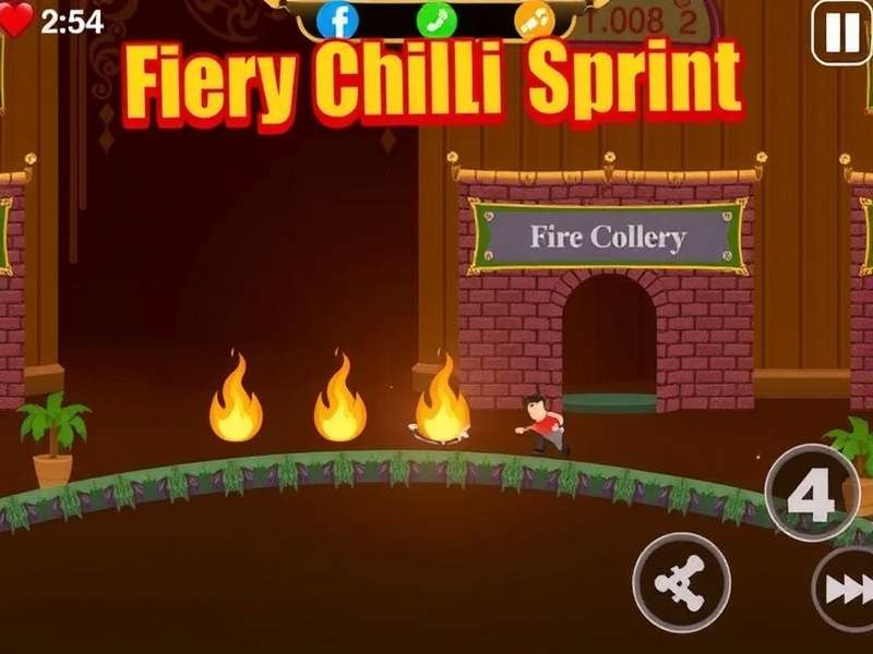Fiery Chilli Sprint Gameplay Fiery Chilli Sprint Gameplay